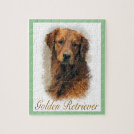 Gouden Retriever Kunst Legpuzzel