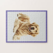 Gouden Retriever Legpuzzel (Horizontaal)