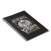 Gouden Retriever Leven Is Beter Hond Notitieboek (Rechterzijde)