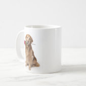 Gouden Retriever Liefde Koffiemok (Voorkant links)