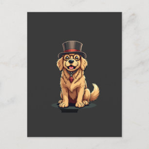Gouden Retriever Liefhebber Hond Gouden Retrievers Briefkaart