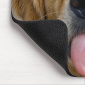 Gouden Retriever Met Candy Corn Muismat (Hoek)