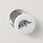 Gouden Retriever met Leuke Uitdrukking Ronde Button 3,2 Cm (Voorkant /achterkant)