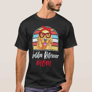 Gouden Retriever Moeder Cute Hond Vintage T-shirt