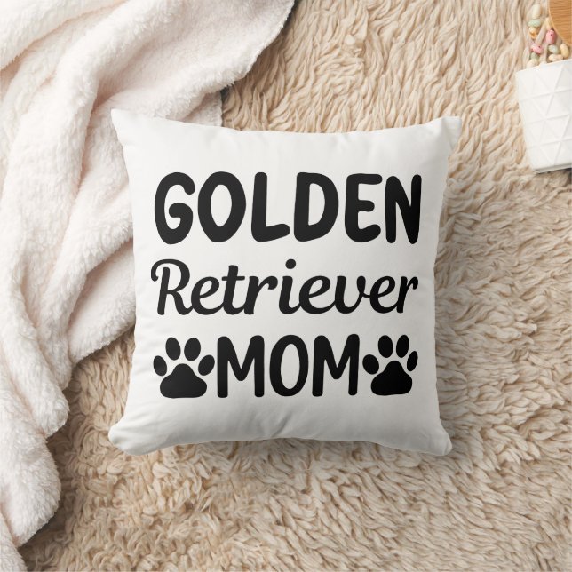 Gouden Retriever Moeder Grappige citaten Kussen (Deken)