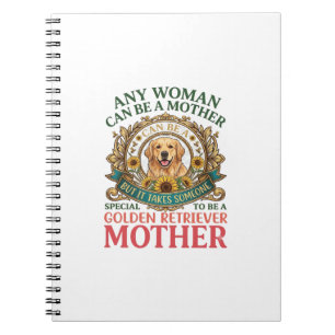 Gouden Retriever Moeder Hond Zonnebloemen Bijen_1 Notitieboek