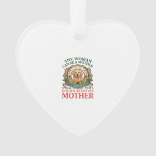 Gouden Retriever Moeder Hond Zonnebloemen Bijen_1 Ornament