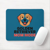 Gouden retriever moeder mode grappige hondenliefhe muismat (Met muis)