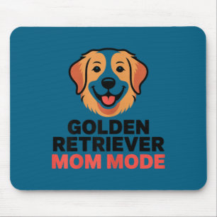 Gouden retriever moeder mode grappige hondenliefhe muismat
