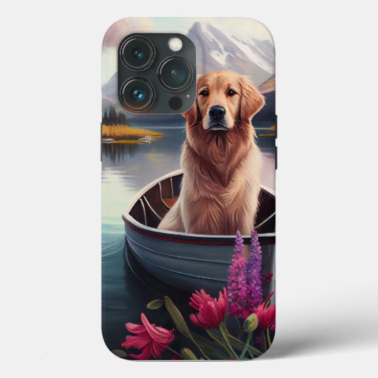 Gouden Retriever op een Peddel: Een Schitterend Av Case-Mate iPhone Case (Achterkant)