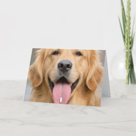 Gouden Retriever Oude Leeftijd Verjaardag Humor Kaart