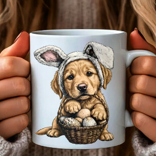 Gouden Retriever Paashaas Puppy Koffiemok