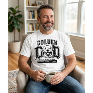 Gouden Retriever Papa T-shirt