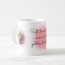 Gouden Retriever Pastel Roze Aangepaste Foto & Naa