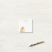 Gouden Retriever Persoonlijke Post It Notitieblok Post-it® Notes (Op bureau)