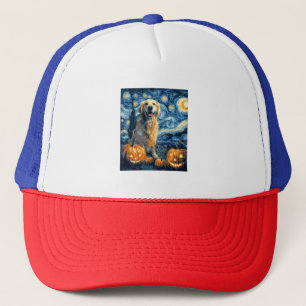 Gouden Retriever Pompoen Sterrennacht Hondenmoeder Trucker Pet