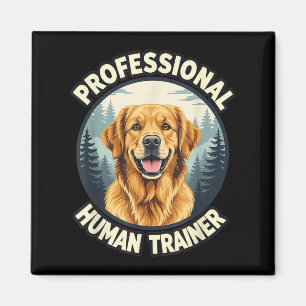 Gouden Retriever Professionele Mensentrainer Grapp Magneet
