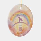 Gouden Retriever Rainbow Bridge Ornament (Rechts)
