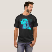 Gouden Retriever Retro T-shirt (Voorkant volledig)