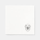 Gouden Retriever Servet (Voorkant)