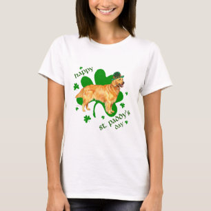 Gouden Retriever St. Patrick's Dag T-shirt