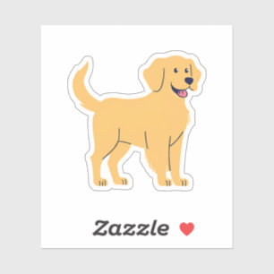 Gouden Retriever Sticker