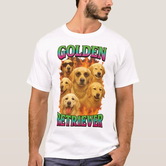 Gouden Retriever T-shirt (Voorkant)