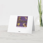 Gouden Retriever Tent en Teddyberen Moederdag Feestdagen Kaart (Achterkant)