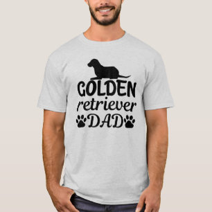 Gouden Retriever Vader  Grappig Heren T-Shirt