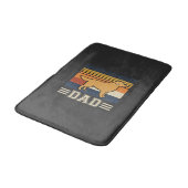 Gouden Retriever Vader Retro Hond Badmat (Gekanteld)