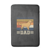 Gouden Retriever Vader Retro Hond Badmat (Voorkant Verticaal)