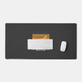 Gouden Retriever Vader Retro Hond Bureaumat (Keyboard & Muis)