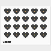 Gouden Retriever Vader Retro Hond Hart Sticker (Vel)