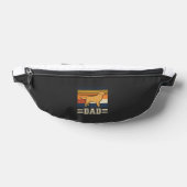 Gouden Retriever Vader Retro Hond Heuptasje (Liggend)