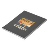 Gouden Retriever Vader Retro Hond Notitieblok (Linkerzijde)