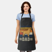 Gouden Retriever Vader Retro Hond Schort (Gedragen)