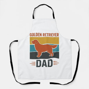 Gouden Retriever Vader Vintage Hondenliefhebber Ve Schort