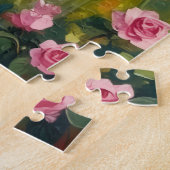 Gouden Retriever Valentijnsdag Kunst Legpuzzel (Zijkant)