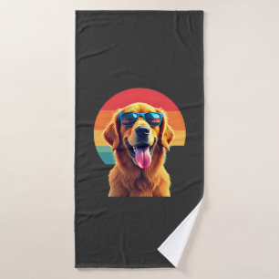 Gouden Retriever voor Kinderen Jongens Meisjes Zon Badhanddoek