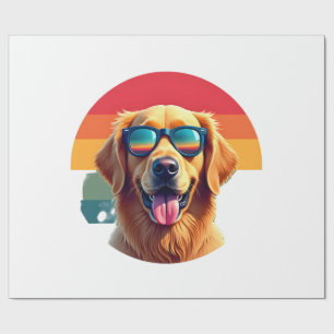 Gouden Retriever voor Kinderen Jongens Meisjes Zon Cadeaupapier