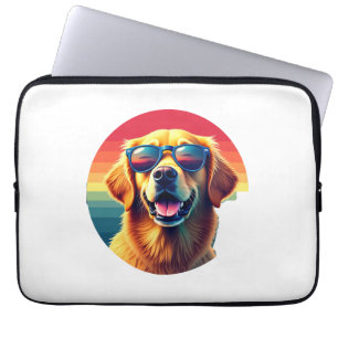 Gouden Retriever voor kinderen jongens meisjes zon Laptop Sleeve