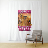 Gouden Retriever Wandkleed (In situ)