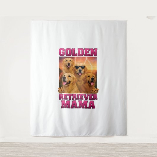 Gouden Retriever Wandkleed (Voorkant)