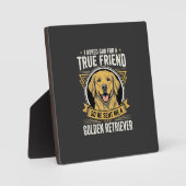 Gouden Retriever Ware Vriend Hond Fotoplaat (Voorkant)