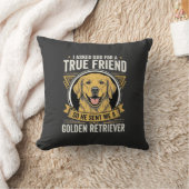 Gouden Retriever Ware Vriend Hond Kussen (Deken)