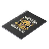 Gouden Retriever Ware Vriend Hond Notitieboek (Linkerzijde)