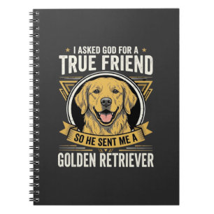Gouden Retriever Ware Vriend Hond Notitieboek