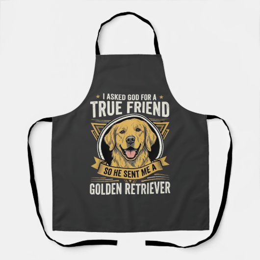 Gouden Retriever Ware Vriend Hond Schort (Voorkant)