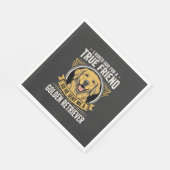 Gouden Retriever Ware Vriend Hond Servet (Hoek)