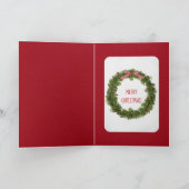 Gouden Retrievers in retro vrachtwagen Feestdagen Kaart (Binnen)